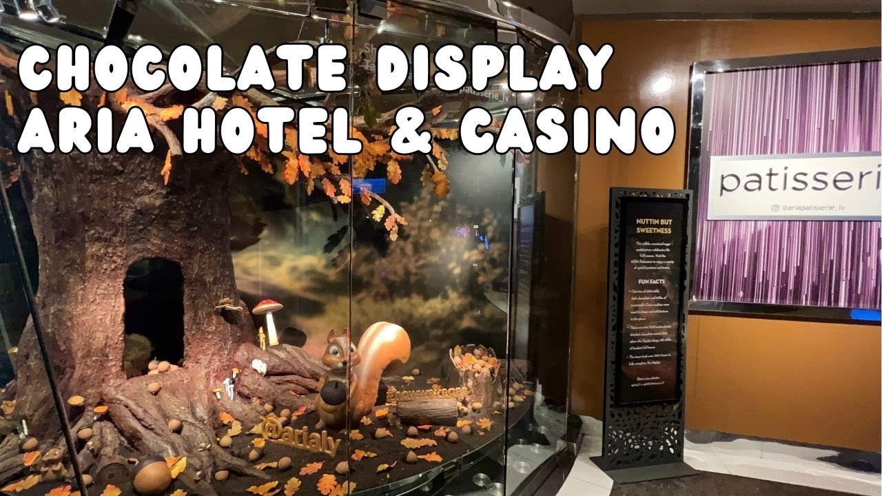 Nuttin But Sweetness Fall Chocolate Display Patisserie Aria Hotel ...