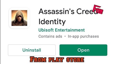 How to download assasin creed identity free from play store