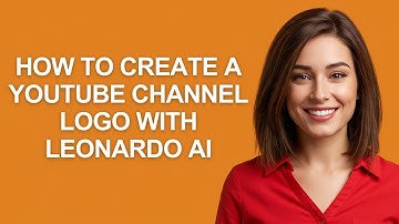 How to Create a Youtube Channel Logo with Leonardo Ai - AshleyHowTo