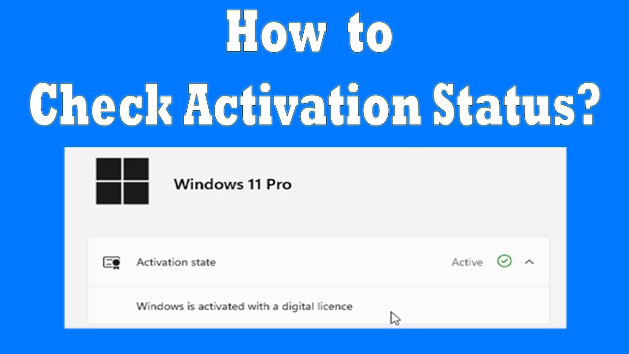 How to Check if Windows 11 is Activated