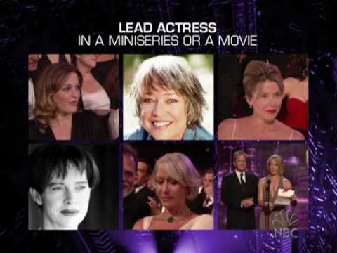 Dame Helen Mirren wining her 3rd Emmy for her perf...
