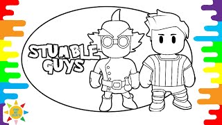 Stumble Guys Coloring Pages | Stumble Guys Game Coloring | @drawandcolortv