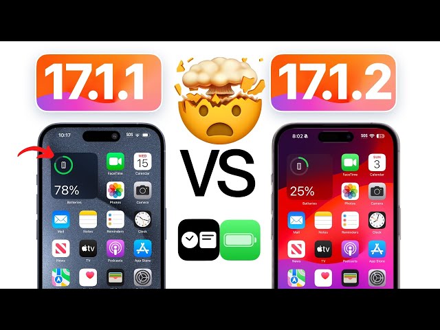 iOS 17.1.1 vs iOS 17.1.2 - This Was UNEXPECTED!