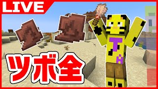 【マイクラ】ツボの欠片全種類集めるまで終われません。あの男の記録を超えます。今年の企画会議しながら！【ツボ全】【たいたい】【帰宅部トリオ】