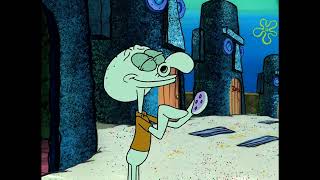 Squidward Sniffing the Air in Tentacle Acres for 10 Hours