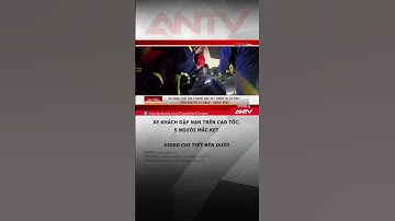 Xe khách gặp nạn trên cao tốc Đà Nẵng - Quảng Ngãi, 5 người mắc kẹt #antv #shorts #thoisu