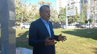 Ayhan Barut, Akın Özdemir Parkında ki Anmada, 44 Yıl Önce Katledilen  Akın Özdemir İçin Konuştu