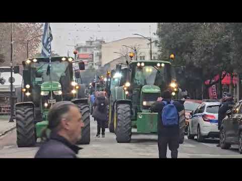 Κινητοποίηση Αγροτών στο κέντρο Τρικάλων (14)