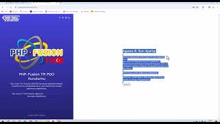 Php-Fusion PDO Kurulum Ders Videosu