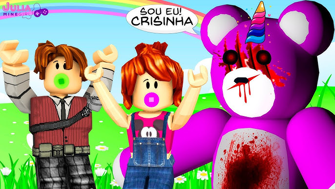 JOGUEI PIGGY NO ROBLOX VESTIDA DE PIGGY (PENSARAM QUE EU ERA A VERDADEIRA)  