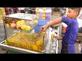 Healthy juice mixed with many kinds of fruits | Healthy fruit juice | Street food of Dhaka |