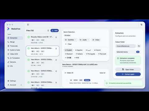 Extract Subtitles from MKV in Seconds