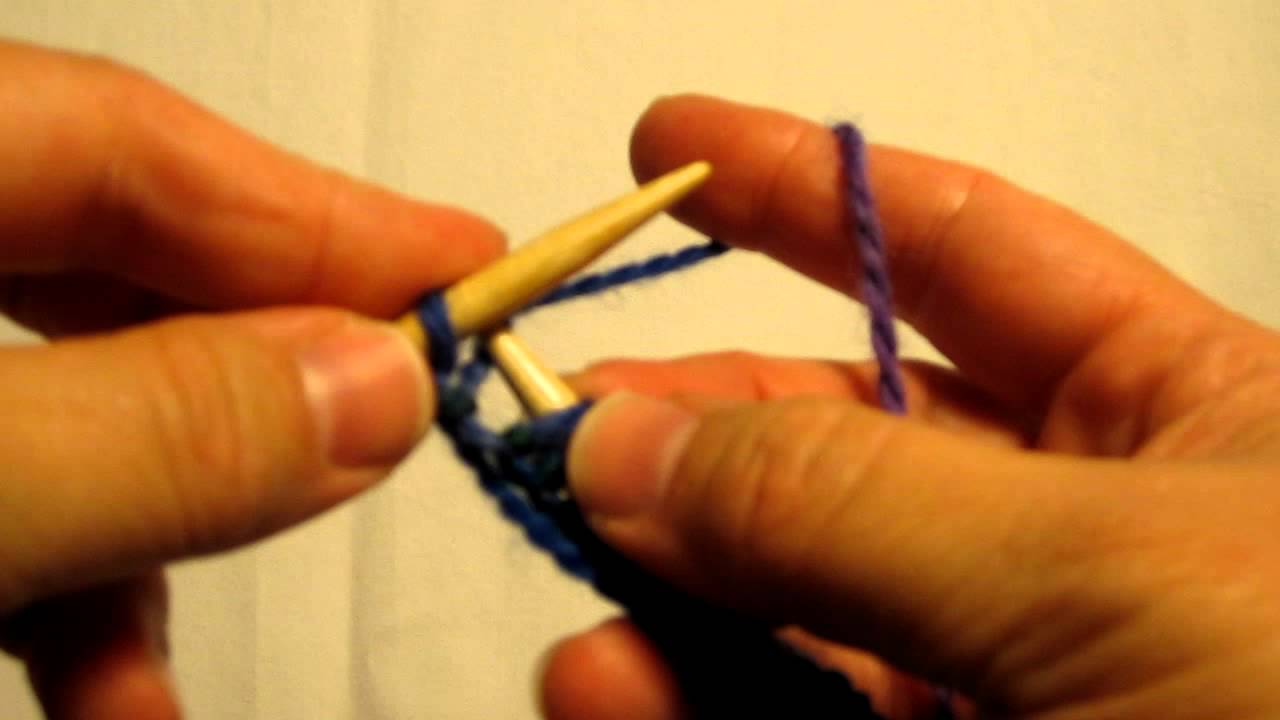 Left Handed Knitting Knit Stitch