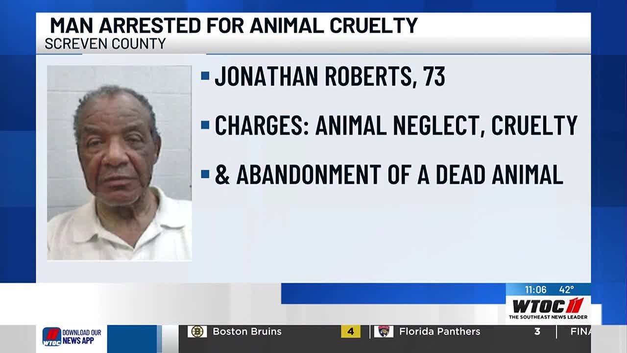 73-year-old Screven County man arrested for aggravated cruelty to ...