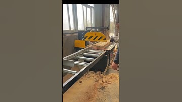 Pneumatic Cross-Cutting Saw, Automatic Wood Cutting Machine #woodworkingmachine#cutoff