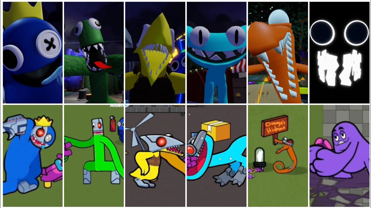 Rainbow Friends 2 vs Milkshake Jumpscare! 😱 (Roblox)