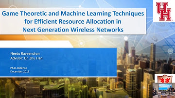 Game Theory & Machine Learning for Efficient Resource Allocation (Next Generation Wireless Networks)