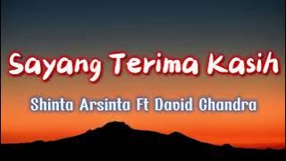 Shinta Arsinta Ft.David Chandra - Sayang Terima Kasih |SAGITA (Lyrics)