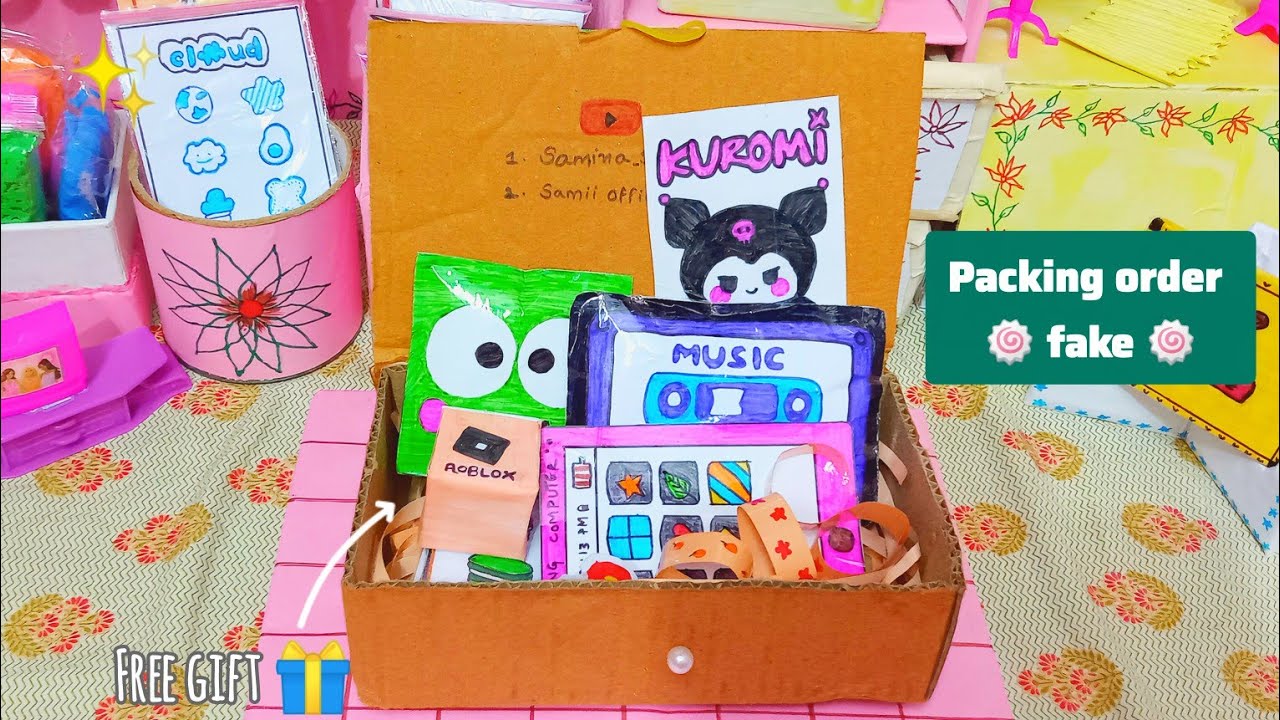 Packing Order Fake 🍥♡☁️ | Paper Squishy Orders (⁠灬⁠º⁠‿⁠º⁠灬⁠)⁠♡✨ | Samii official ♡