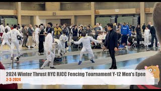 2024 Winter Thrust RYC RJCC Fencing Tournament Y-12 Men's Epee