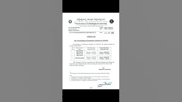 Reschedule of 1st year exam to 30th September 2025- VTU UNIVERSITY