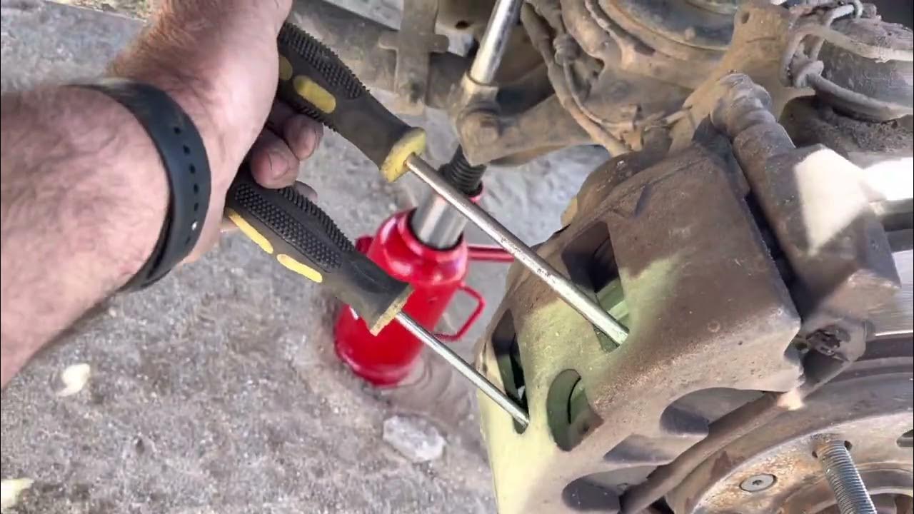 The screwdriver hack for compressing brake calipers YouTube