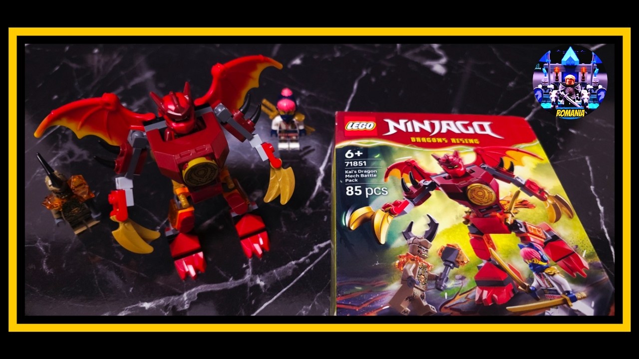 CONSTRUIESC SETUL LEGO NINJAGO - KAI'S DRAGON MECH BATTLE PACK / 4K / 2026 /