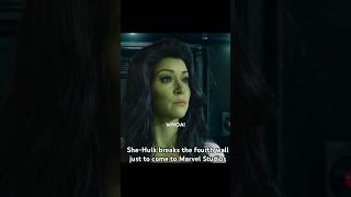 She-Hulk breaks the fourth wall just to come to Marvel Studios#hulk #shorts #shortvideo #series