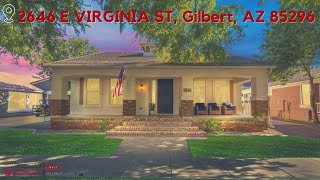 2646 E Virginia ST, Gilbert, AZ 85296 Home is Agritopia in Gilbert for sale Profile
