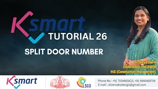 SPLIT DOOR NUMBER| ksmart tutorial Malayalam| #ksmart