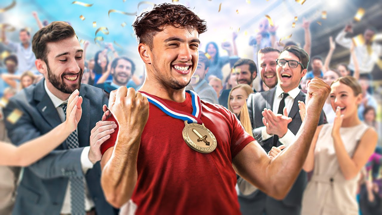 Je gagne une grosse compétition avec plein de gens!