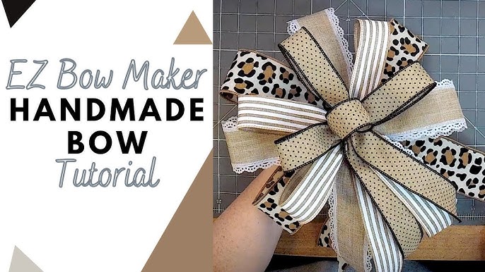 EZ Bow Maker, How to Make Bows, DIY Wreath Bow Maker, Bow Making Tool,  Craft Bow Maker, Christmas Tree Topper Bow Maker, Easy Gift Bow Maker -   Denmark