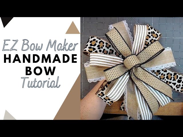 🎀 How to Use EZ Bow Maker, EZ Bow for Wreaths, EZ Bow Maker Tutorial