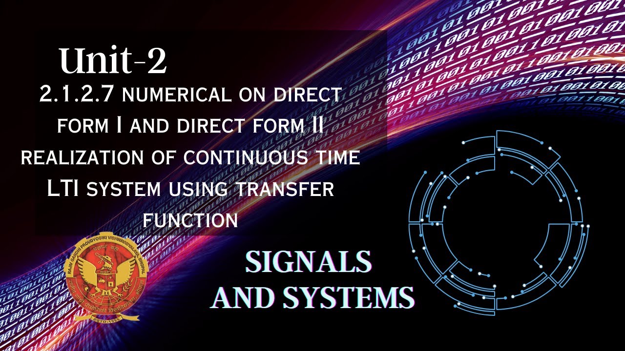2.1.2.7 Numerical | Unit 2 | EC402 | Signals & Systems | RGPV