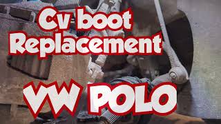 VW POLO CV Boot Replacement #vw #cvboot #replacement