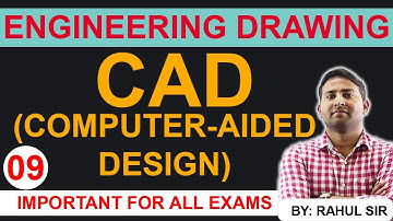 CAD (Computer Aided Design) I Engineering Drawing CAD | UPRVUNL-JE,NHPC-JE, DSSSB-JE | By RAHUL SIR
