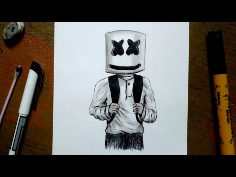 Of Marshmello drawing dab. on UI Ex, dab marshmello HD phone wallpaper |  Pxfuel