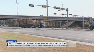 Several crashes cause heavy delays on I-20 in Smith County