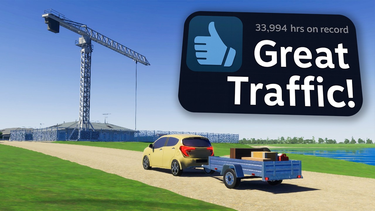 100k Population using only DIRT ROADS - Cities Skylines 2