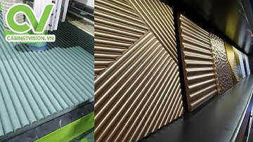 Hướng dẫn tạo VÁCH 3D gỗ công nghiệp trong Alphacam