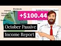 October 2020 Passive Income Report | Financial Independence