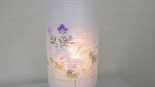 創作盆提灯 絹張 煌 芙蓉 回転灯　人形の松川