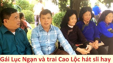 Gái Lục Ngạn và trai Cao Lộc hát sli hội Háng Pỉnh