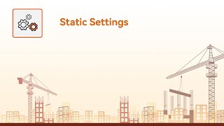 Meridian M-survey Static Settings