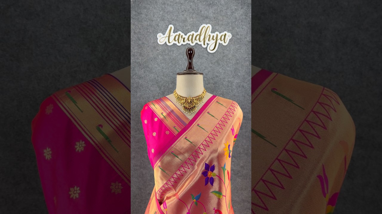 All Over Jaal Weaving Brocket Paithani Soft Silk Saree