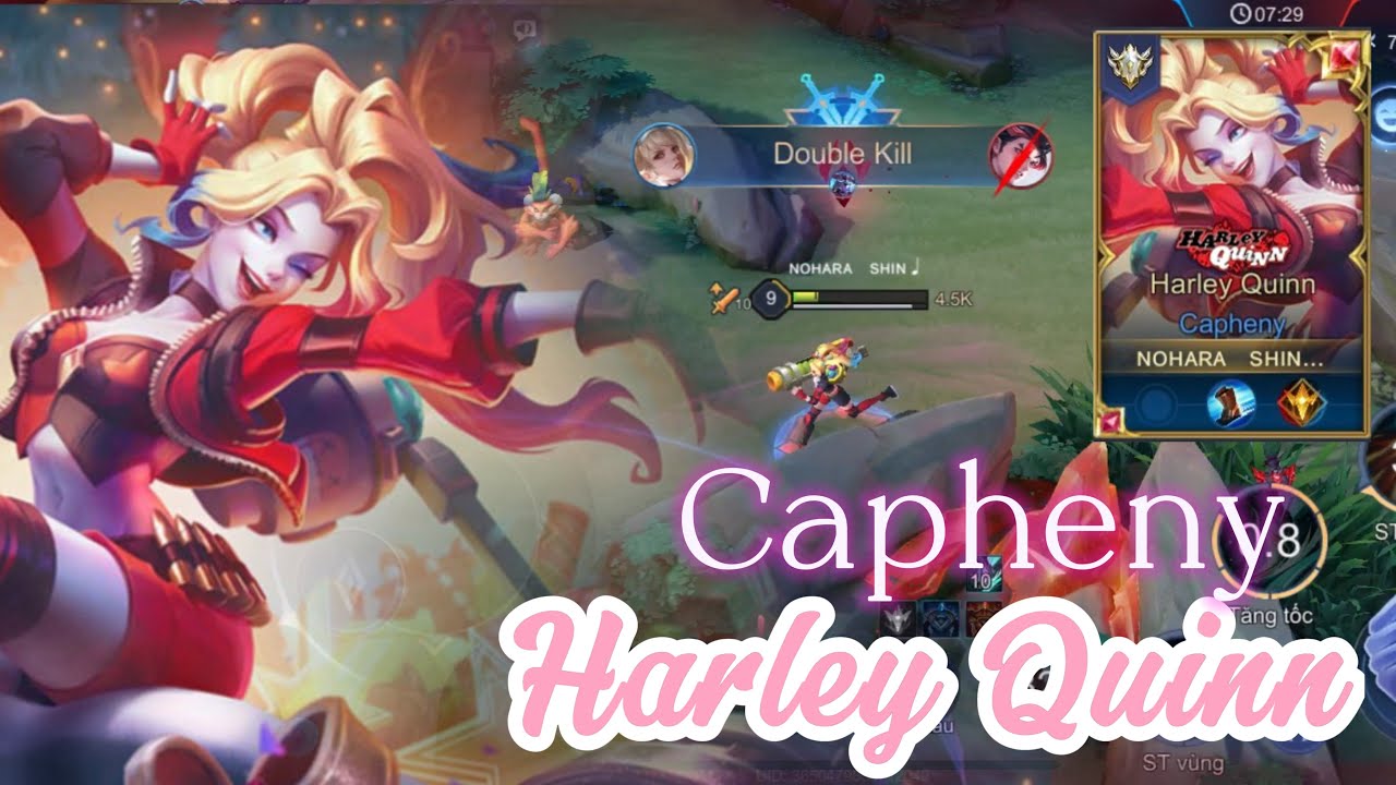Capheny Harley Quinn 1 bắn khiến Vanhein bay màu | Build đồ kiếm điện siêu hồi máu #liênquânmobile