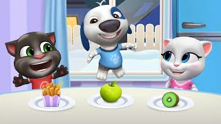 Hank arrives at the house in My Talking Tom Friends Lunar New Year update Gameplay Android ios  screenshot 3
