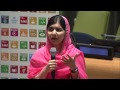 Malala Yousafzai (UN Messenger of Peace) conversation about girls' education