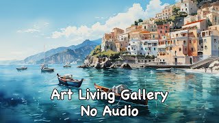 Silent TV Wall Art Slideshow | Watercolor Wonderland: A Relaxing Art Journey (No Sound)
