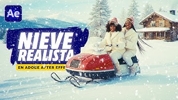 Cómo Animar NIEVE en After Effect ❄️ | Tutorial Fácil (Sin Plugins)